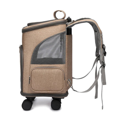 Large Capacity Portable Pet Backpack Adjustable Lightweight Breathable